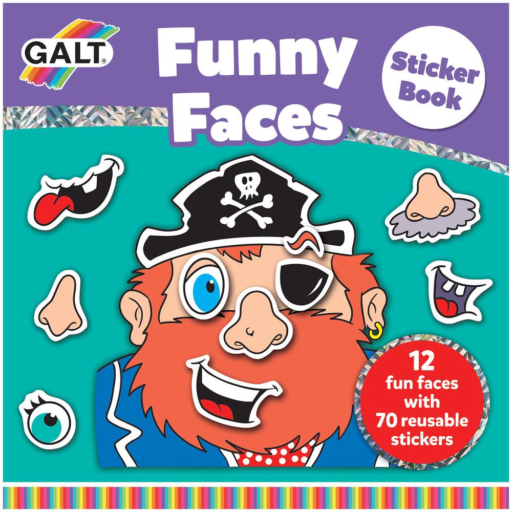Reusable Sticker Book Funny Faces