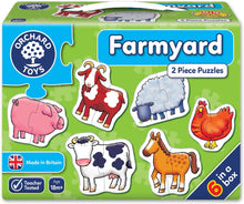 Load image into Gallery viewer, Farmyard shapes Puzzle