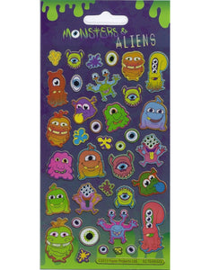 Sparkle Monsters and Aliens Stickers