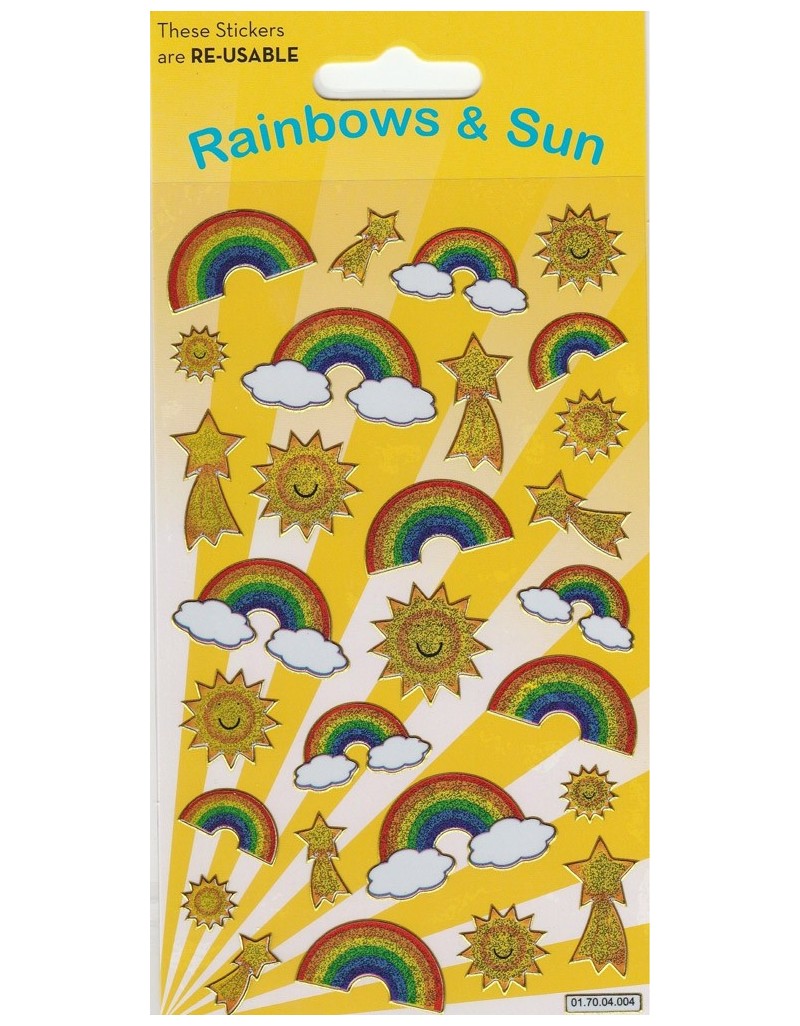 Sparkle Rainbows Stickers