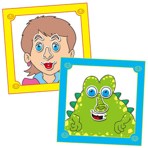 Reusable Sticker Book Funny Faces