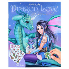 Load image into Gallery viewer, Top Model Stickerworld Dragon Love
