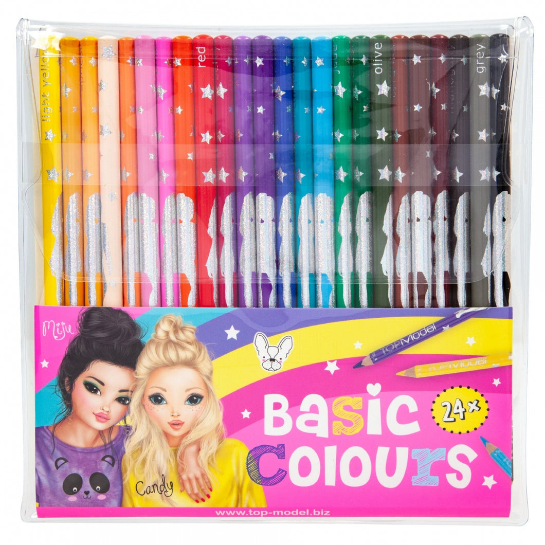 Top Model 24 Coloured Pencils