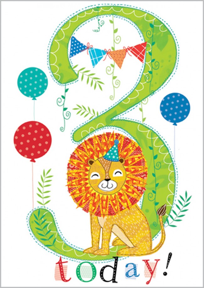 Age 3 Card