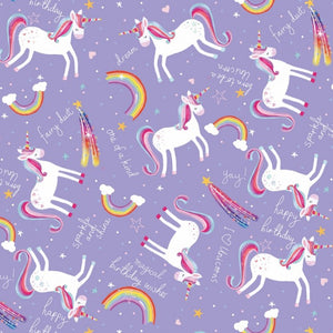 Unicorn Gift Wrap Sheet
