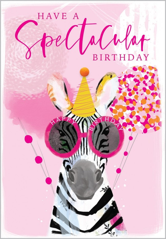 Spectacular Zebra Card