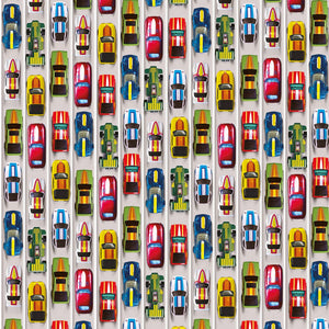 Racing Cars Gift Wrap