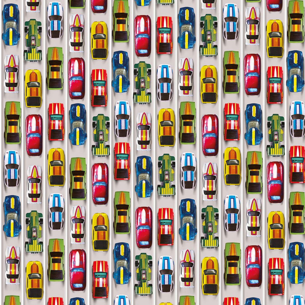Racing Cars Gift Wrap