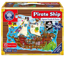 Load image into Gallery viewer, Pirate Ship Jigsaw Puzzle
