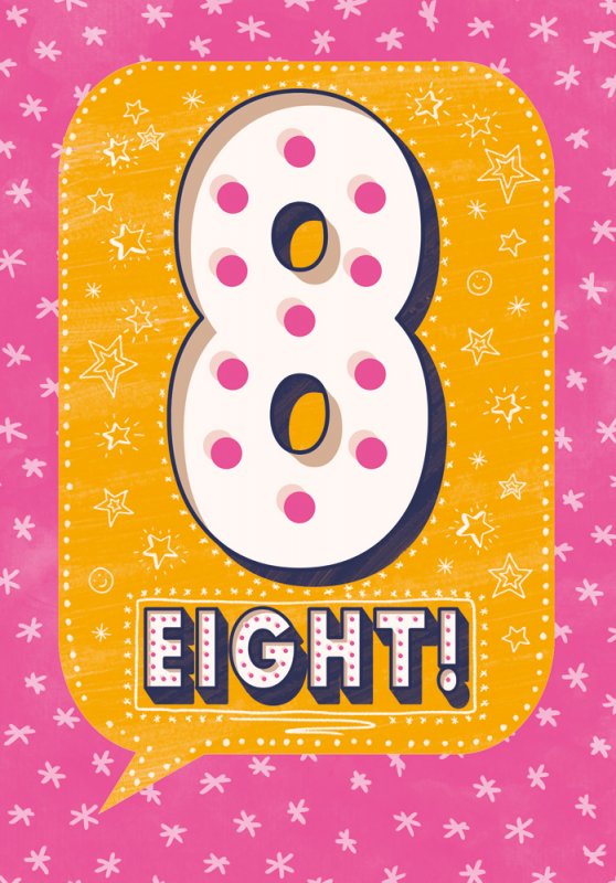 Age 8 Card