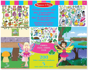 Sticker Pad Floral Fairies