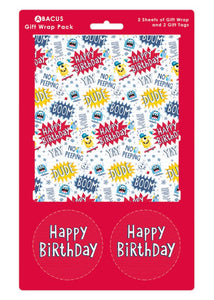 Birthday Monster Gift Wrap Pack