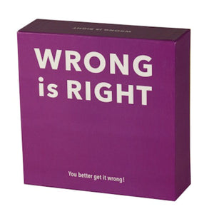 Wrong is Right Game