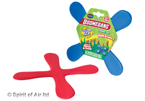 Blue Indoor Boomerang
