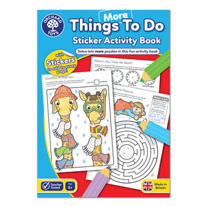 More Things to do Sticker Book Activity