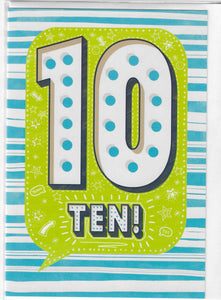 Age Ten Card