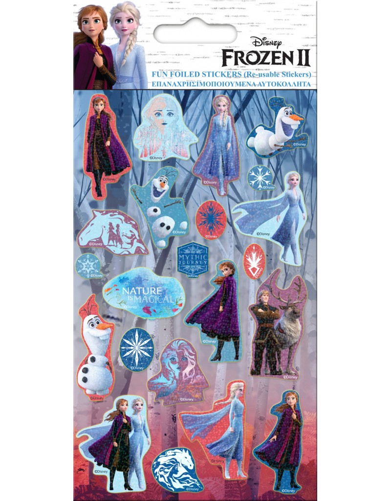 Foil Frozen 2 Stickers