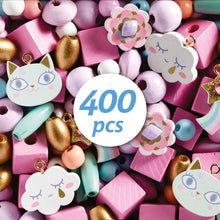 Load image into Gallery viewer, Rainbow Wooden Beads Set

