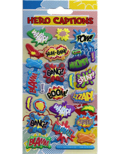 Kidscraft Hero Captions Stickers