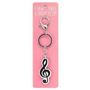 Keyring - Treble Clef