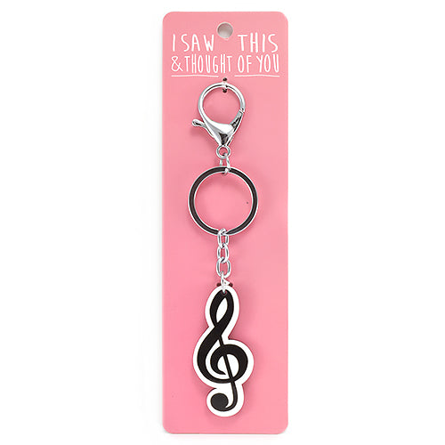 Keyring - Treble Clef