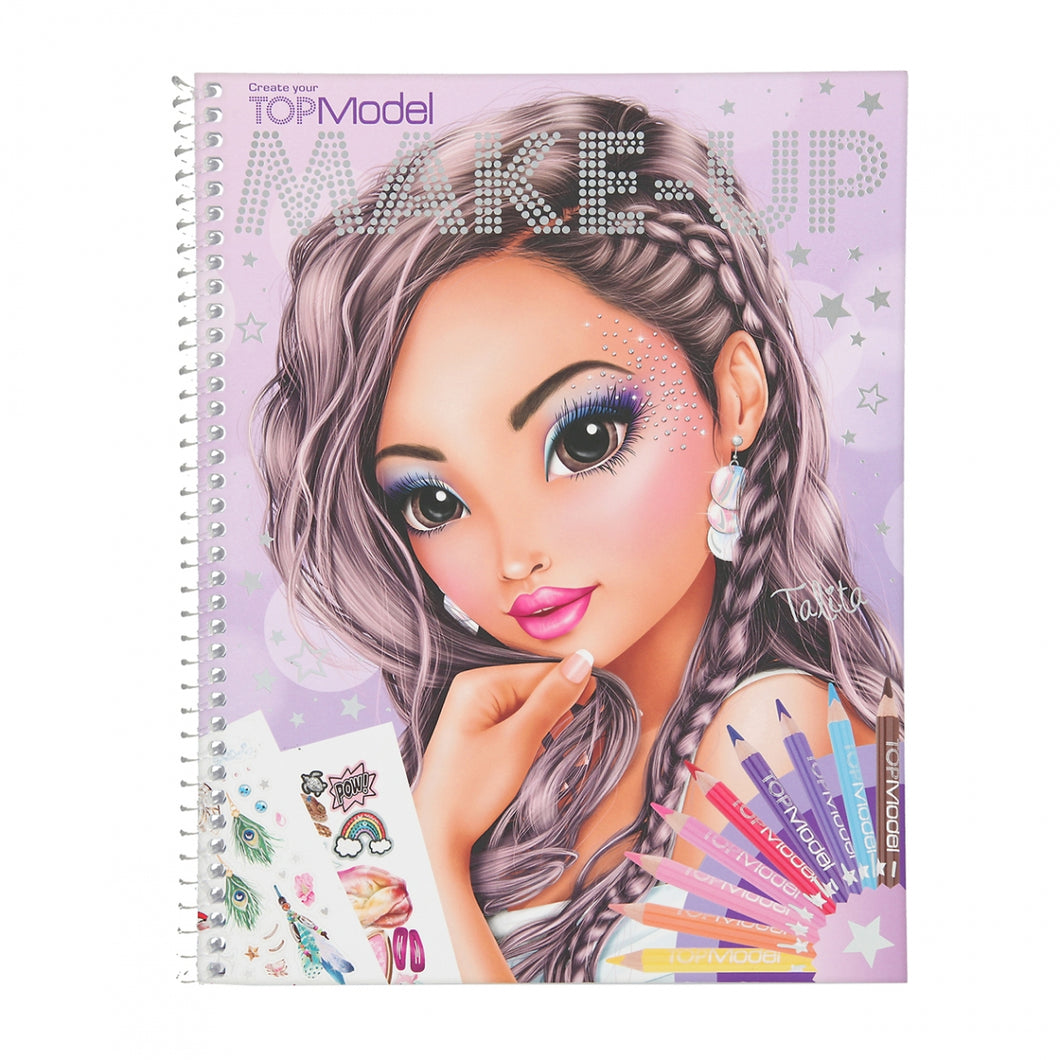 Top Model Make up Colouring Book