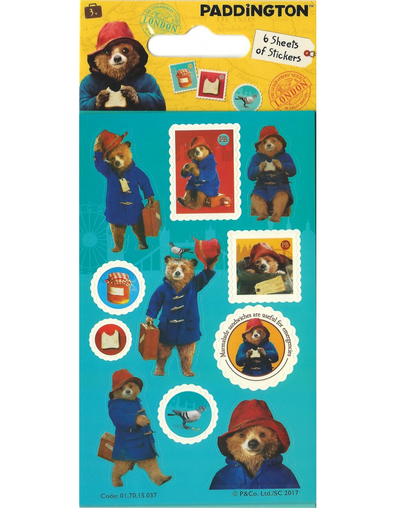 Party Pack Paddington Movie Stickers