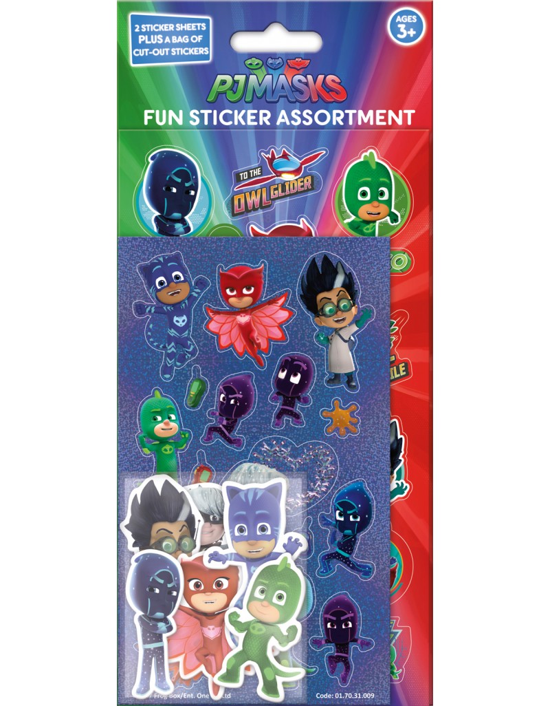 Assortment P J Masks Stickers