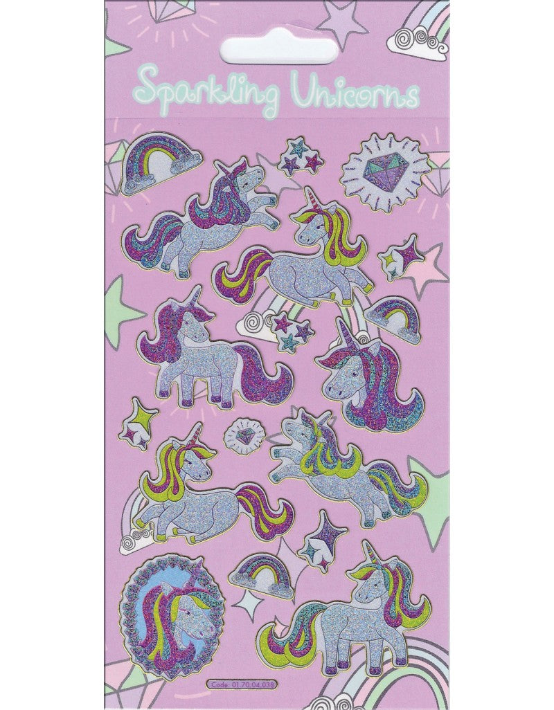 Sparkle Unicorn Stickers